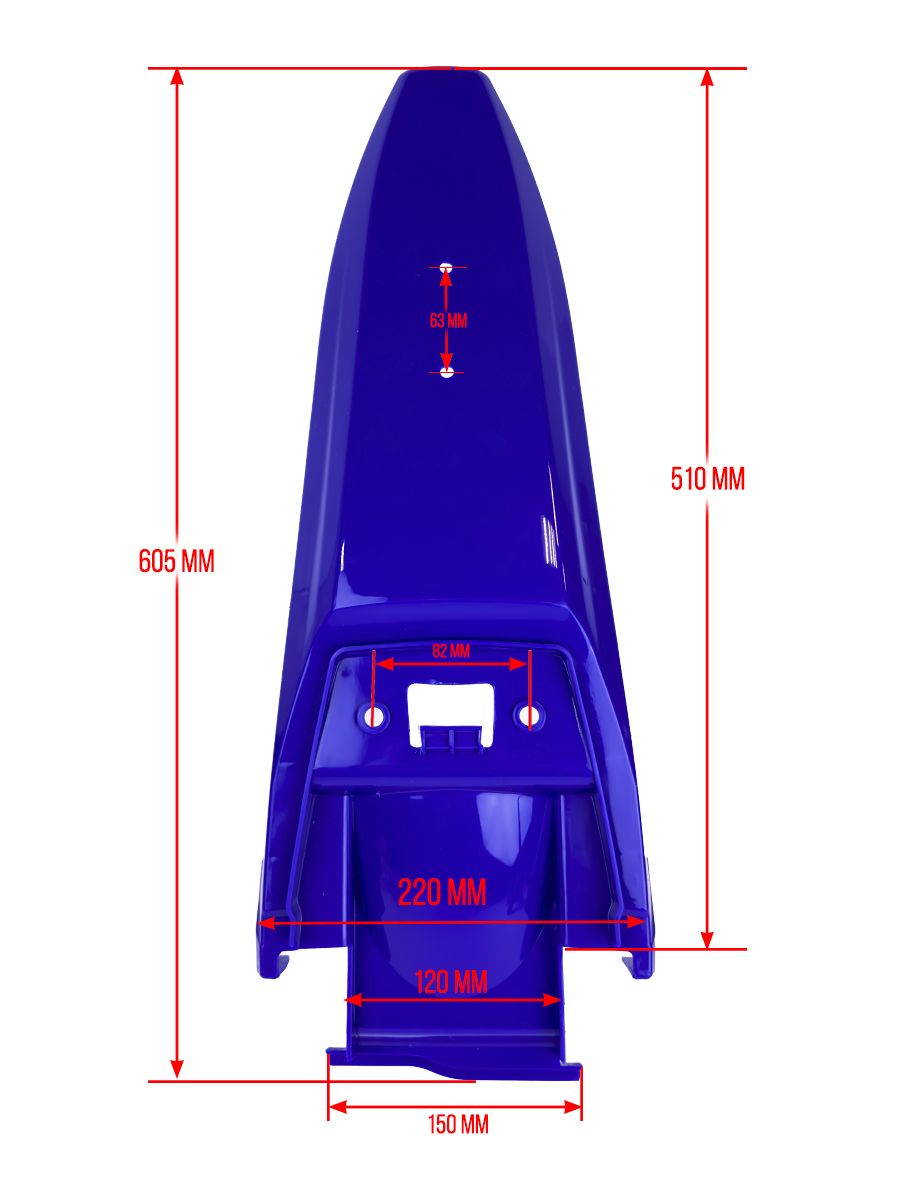 Крыло заднее Sport 003/XR lite синее