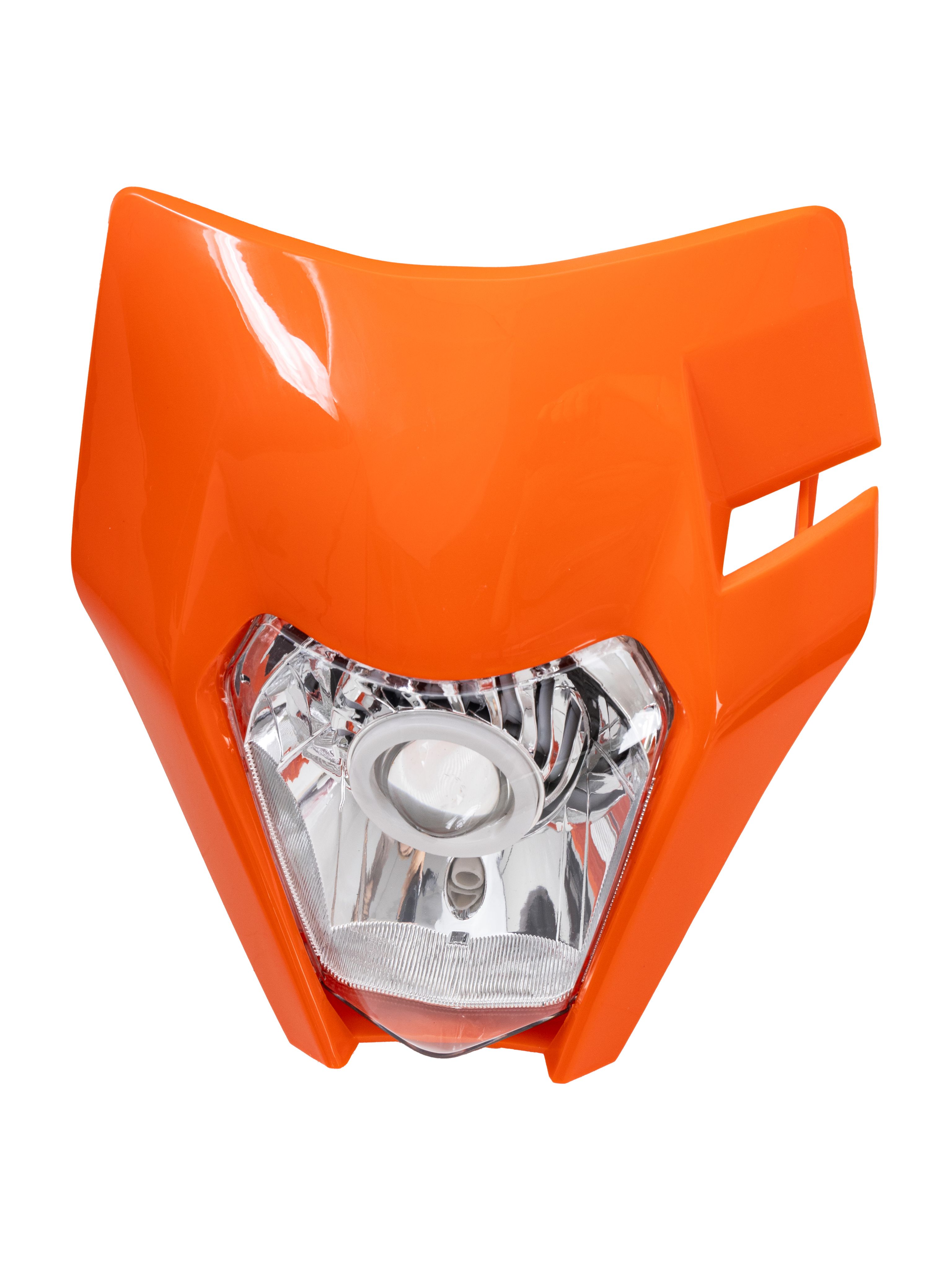 Фара светодиодная KTM 17-23 оранжевая круглый модуль