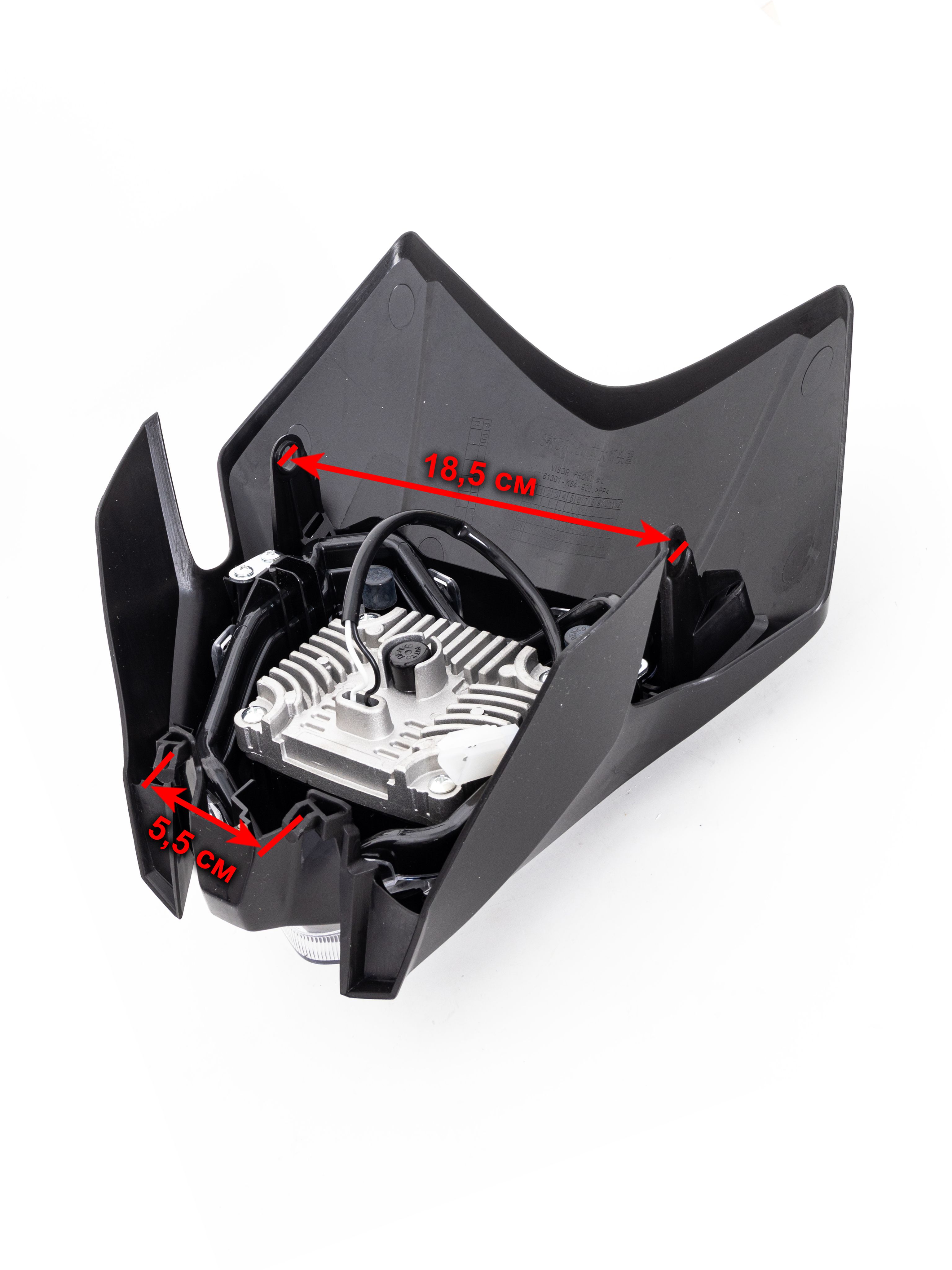 Фара BSE M/Z серия NEW черная плоские диоды
