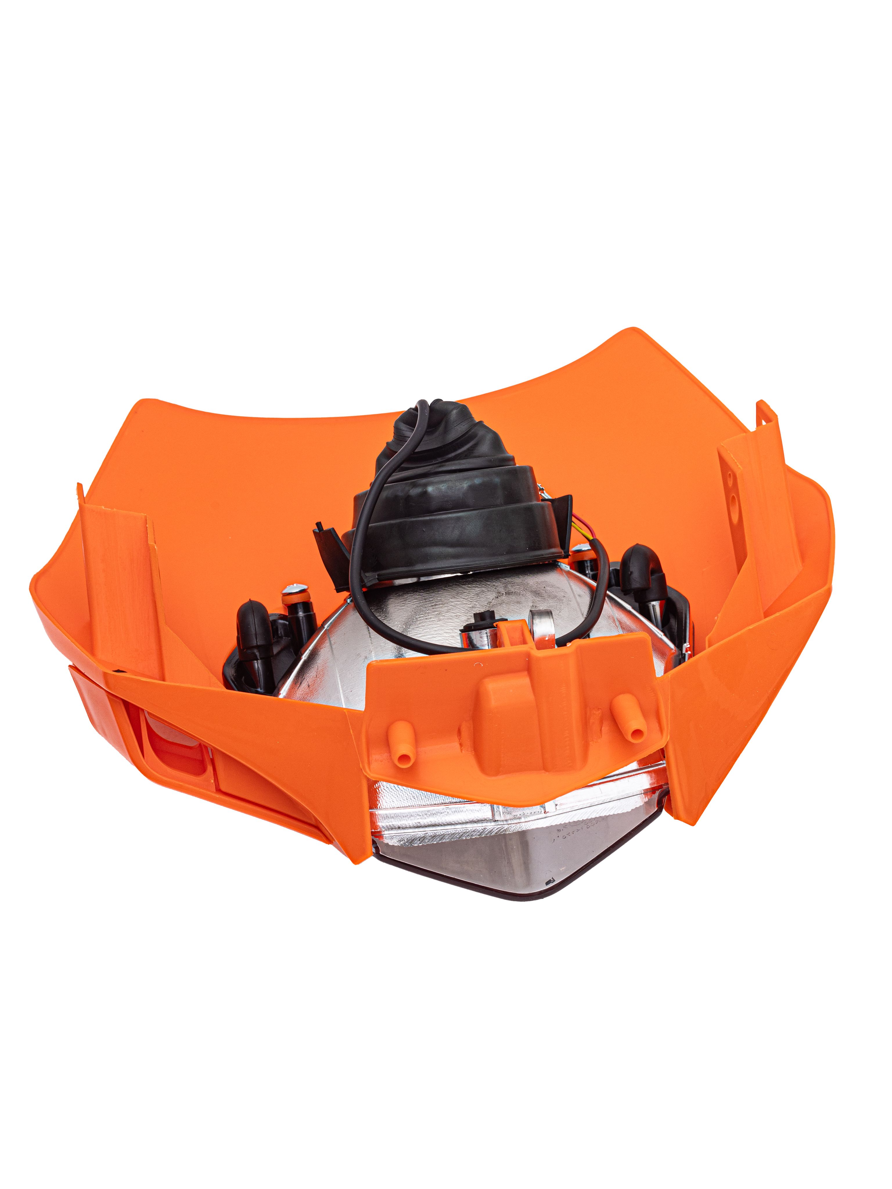 Фара светодиодная KTM 13-16 оранжевая круглая линза