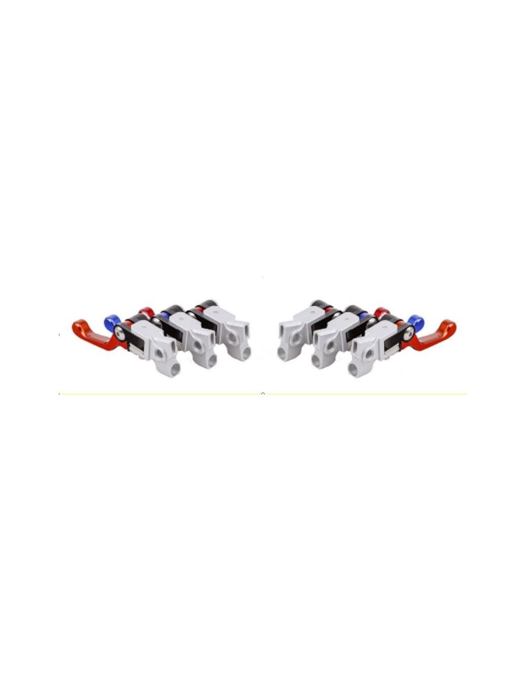 Рычаги CNC 360* неломайки красные тип 5 (brembo)