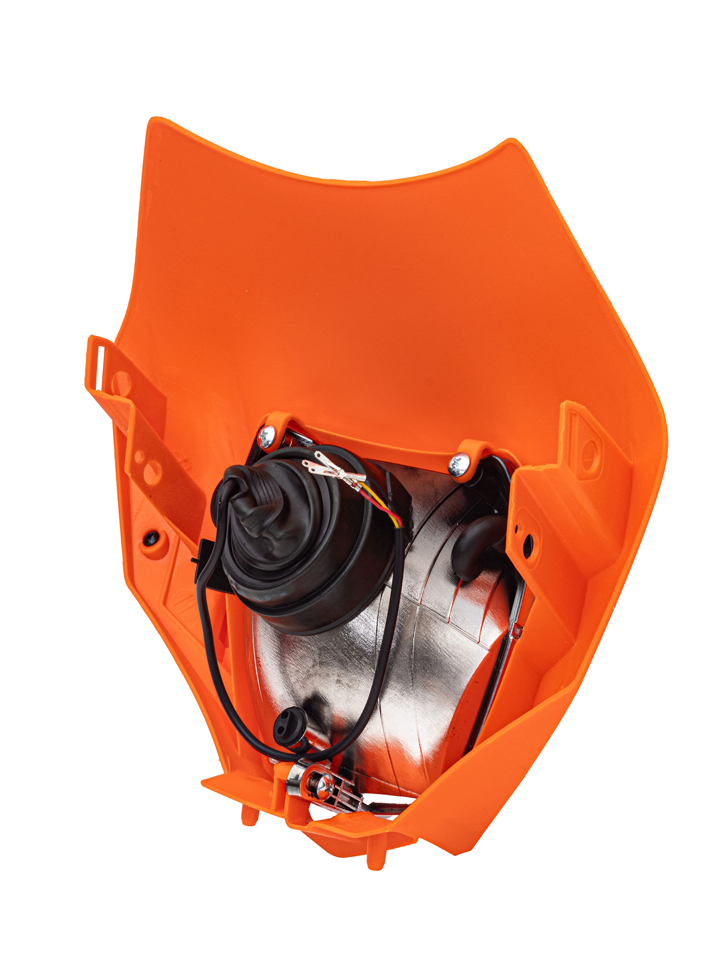 Фара светодиодная KTM 13-16 оранжевая круглая линза