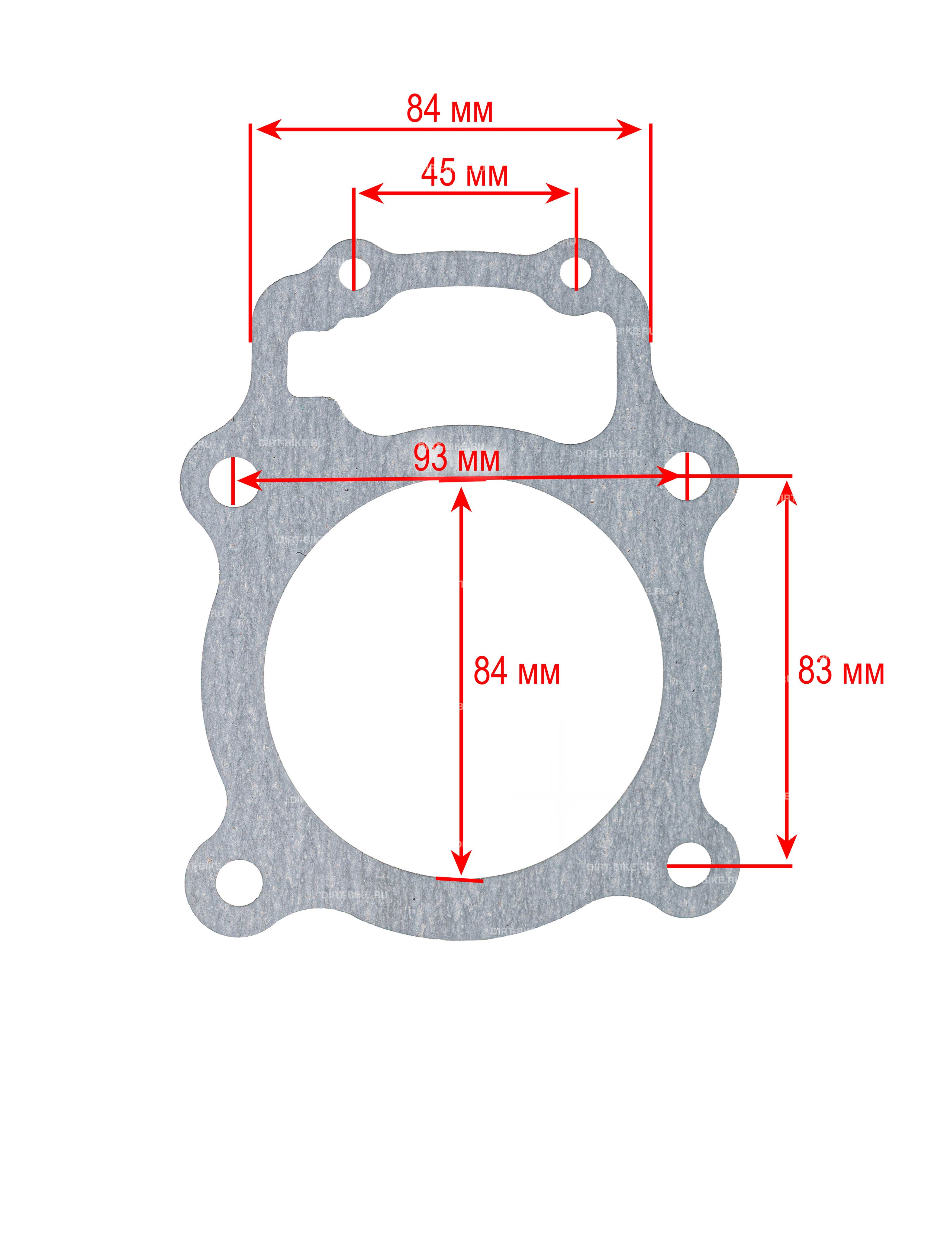 Прокладка цилиндра YB250R оригинал Loncin