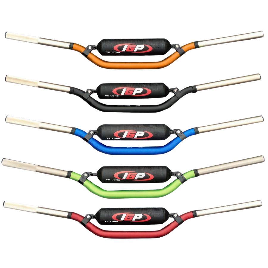 Руль IGP TWINWALL 1-1/8 (28,6 мм) 810 х 130мм красный