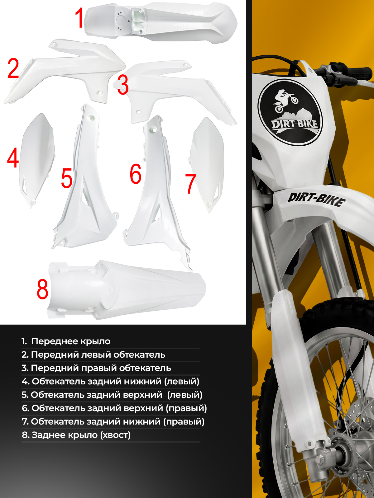 Комплект пластика Avantis FX./ FX95 черный