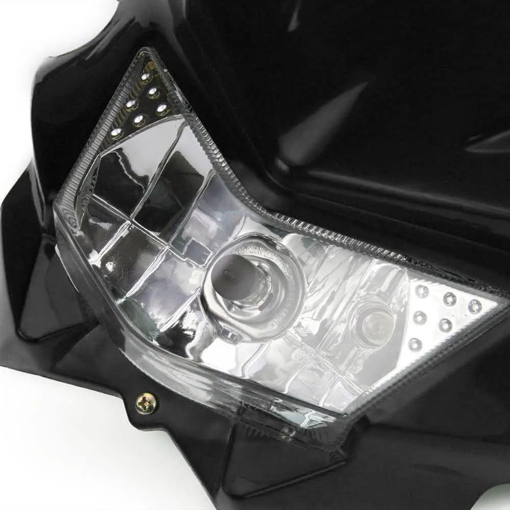 Фара галоген Kawasaki KLX250 KLX450 черная