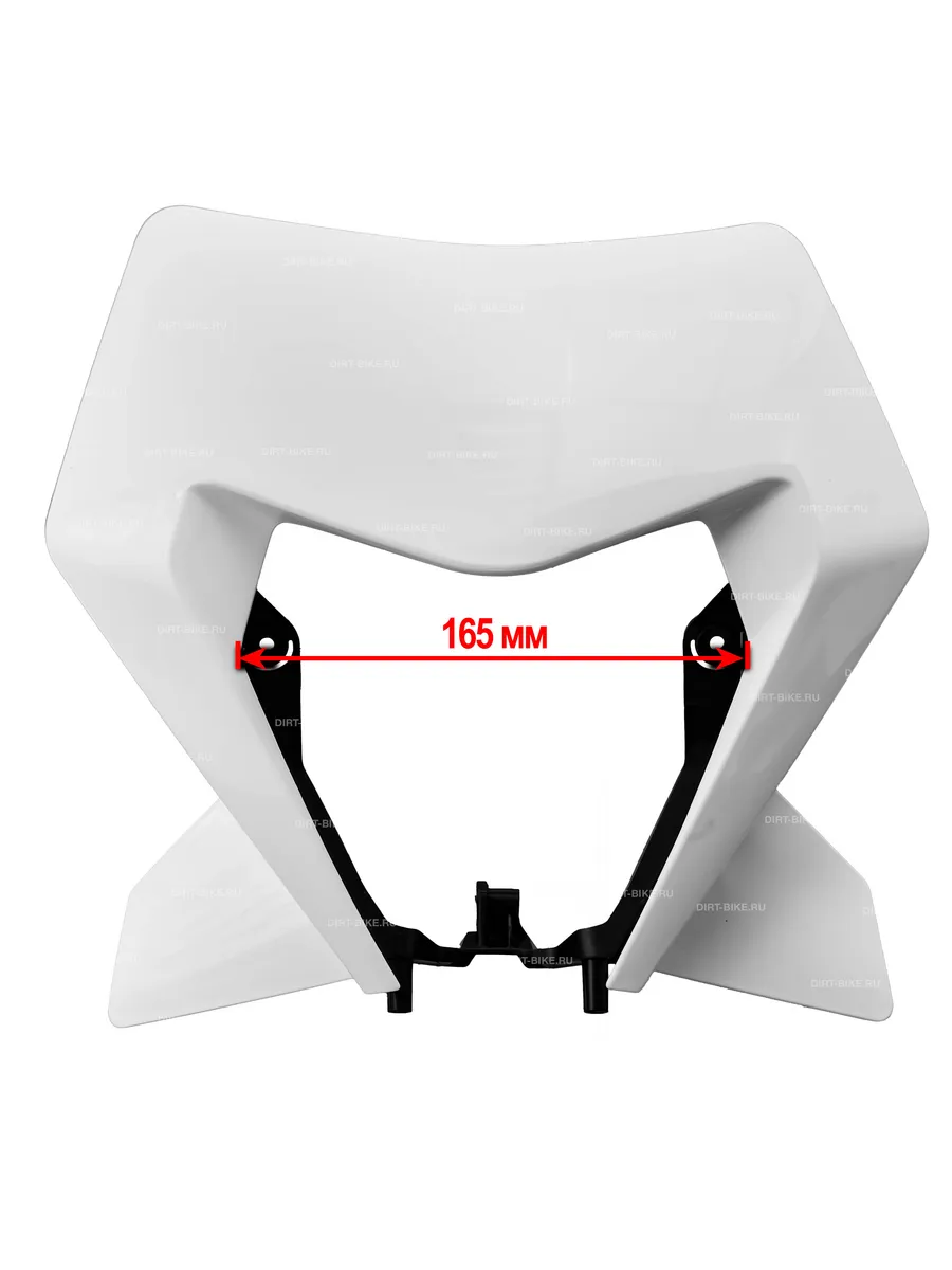 Щиток фары белый KTM XC/EXC/EXCF 24-25