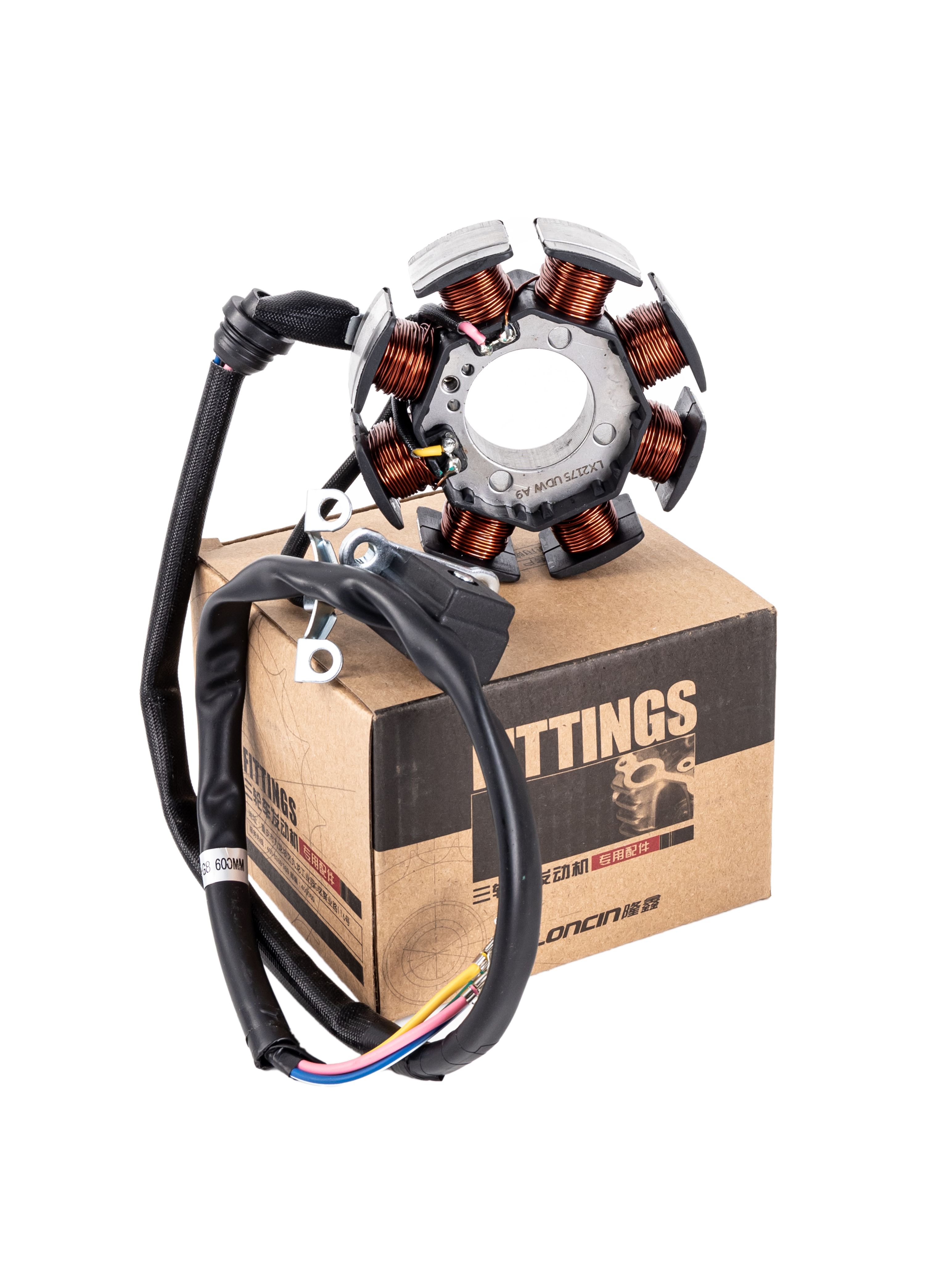 Статор генератора YB250R YB300H YBS300 оригинал Loncin