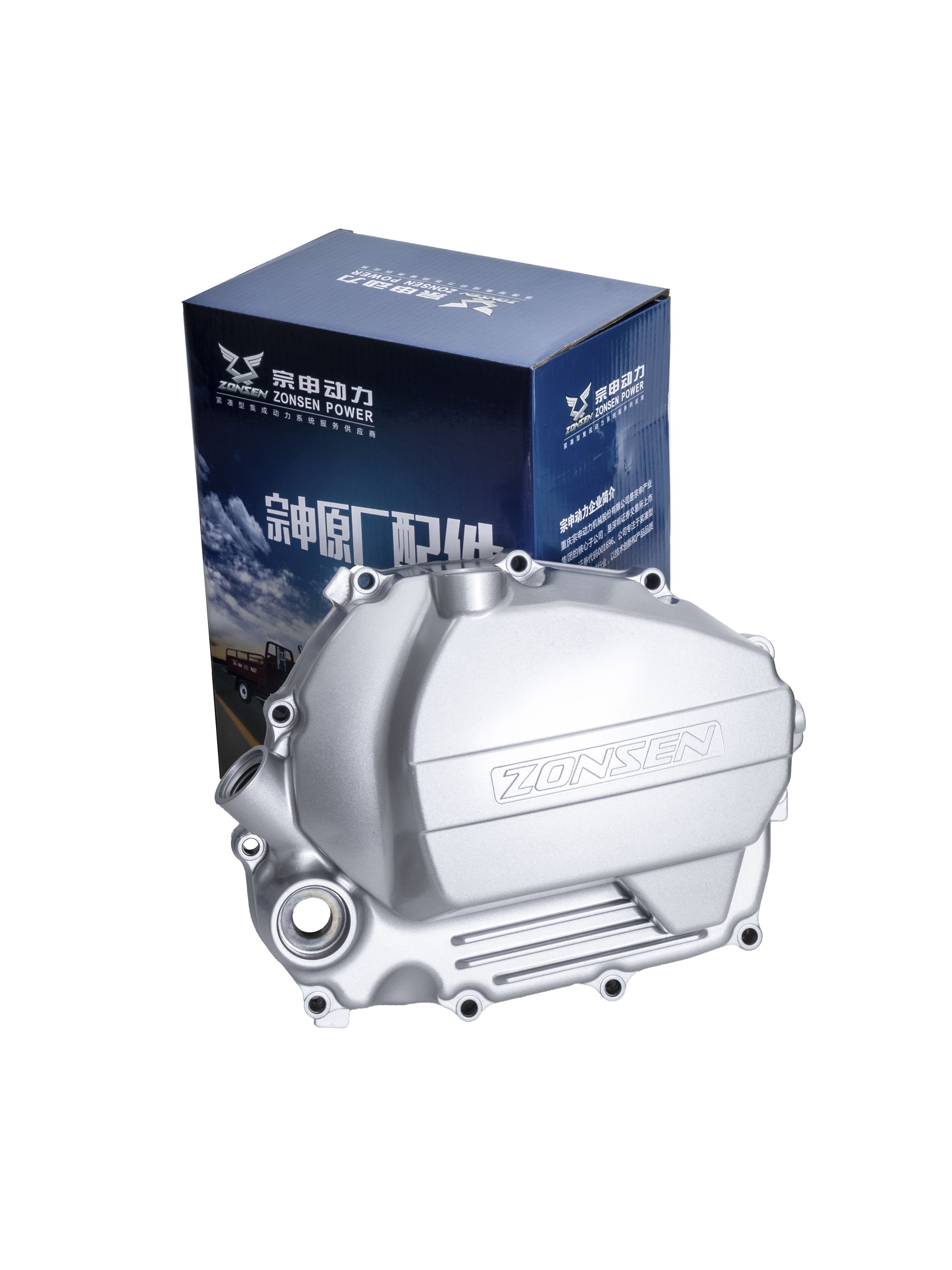 Крышка картера правая ZS166FMM CB250D-F оригинал Zongshen